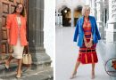 Kaip elegantiškai nešioti švarką ir suknelę: 10 gražių ir šiuolaikiškų idėjų 50+ moterims