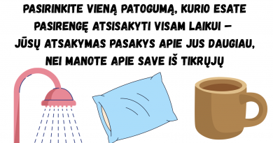 Turėsite atsisakyti vieno įprasto patogumo visam laikui — ir būtent šis pasirinkimas nuoširdžiai parodys, koks esate žmogus iš tikrųjų