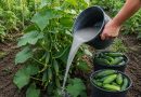 Kad agurkai derėtų iki pat rudens, palaistykite juos šiuo tirpalu